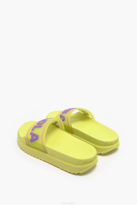 Bimba Y Lola джапанка с лого платформа крачна война жълто 28R6R589