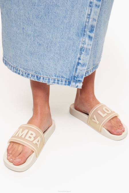 Bimba Y Lola лого плъзгач джапанка крачна война бяло 28R6R591