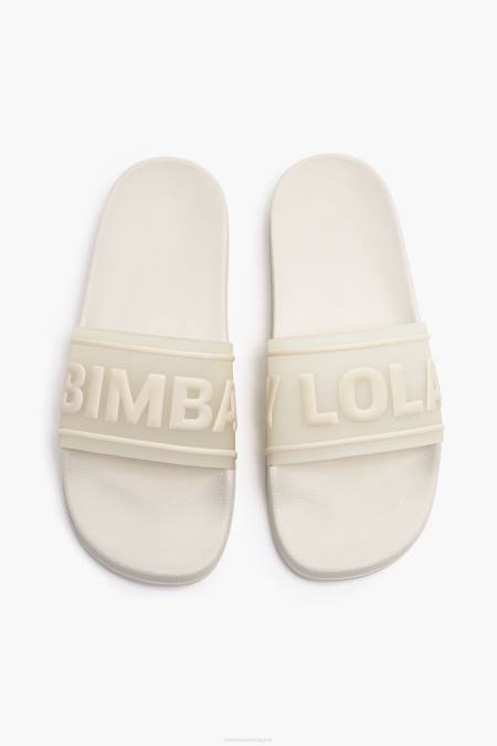 Bimba Y Lola лого плъзгач джапанка крачна война бяло 28R6R591