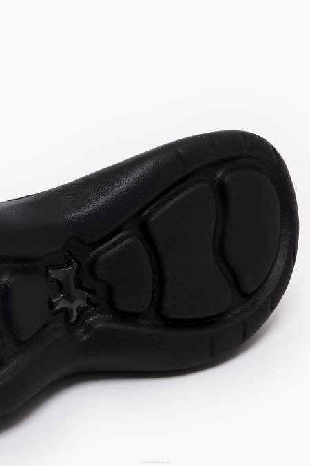 Bimba Y Lola джапанка на платформа с акрилен принт на цветя крачна война черен 28R6R595