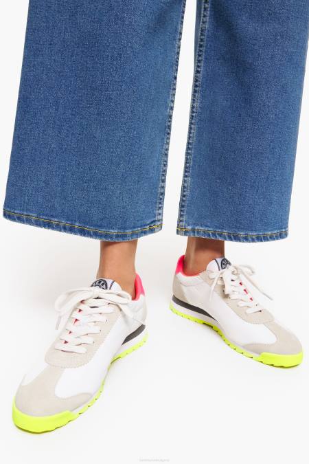 Bimba Y Lola ретро маратонка крачна война бяло 28R6R561