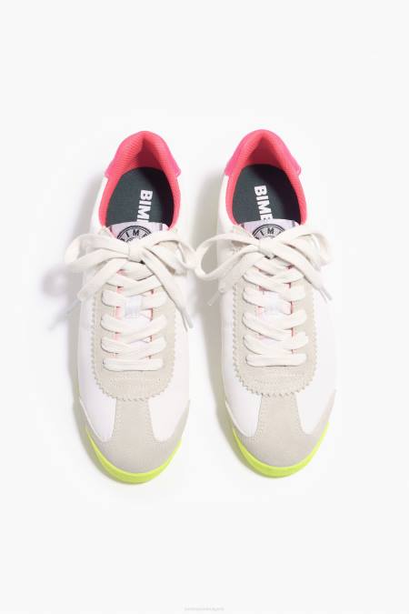 Bimba Y Lola ретро маратонка крачна война бяло 28R6R561