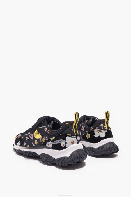 Bimba Y Lola маратонка pulpo runner с акрилни цветя крачна война черен 28R6R544