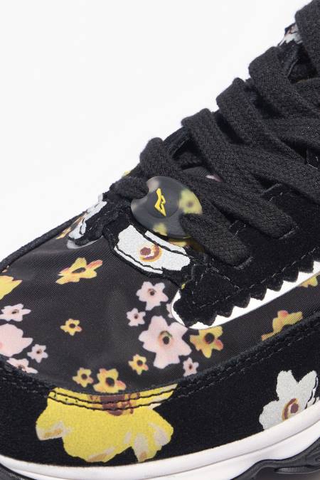 Bimba Y Lola маратонка pulpo runner с акрилни цветя крачна война черен 28R6R544