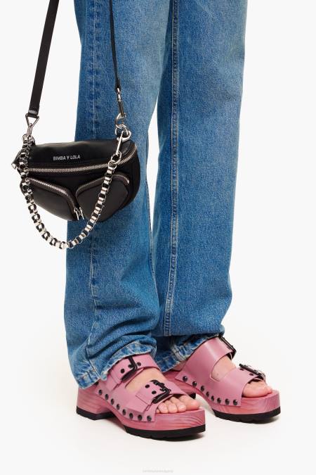 Bimba Y Lola кожен сандал на ток крачна война розово 28R6R565