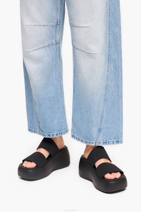 Bimba Y Lola ластик за сандали на платформа крачна война черен 28R6R569