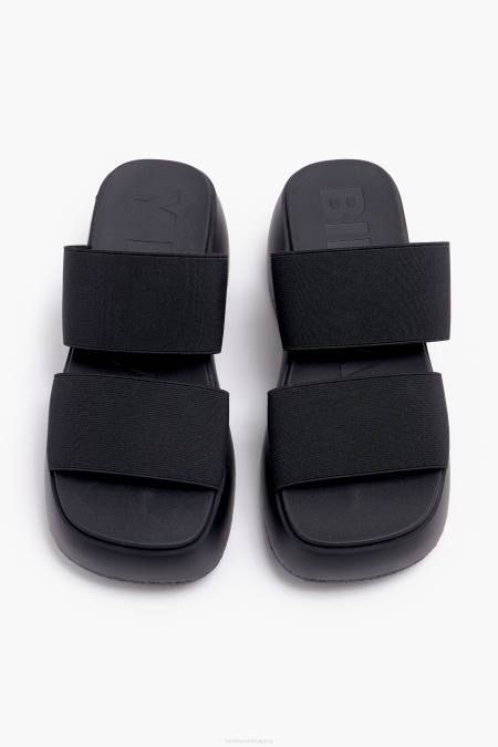 Bimba Y Lola ластик за сандали на платформа крачна война черен 28R6R569