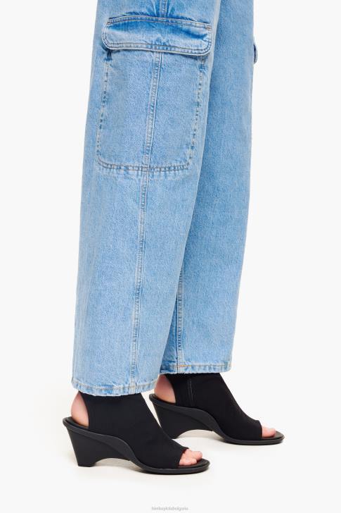 Bimba Y Lola мрежест сандал черен крачна война 28R6R579