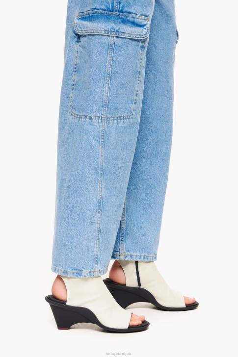 Bimba Y Lola кожен сандал ботуш слонова кост крачна война 28R6R580