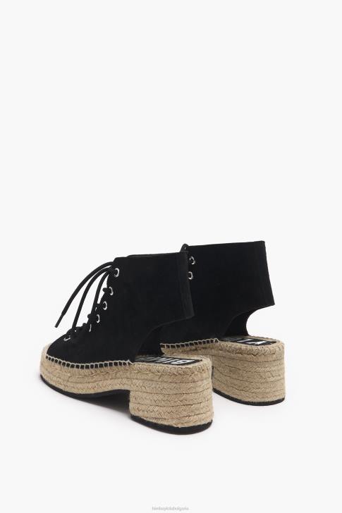 Bimba Y Lola сандал с цепена кожа на ток черен крачна война 28R6R581